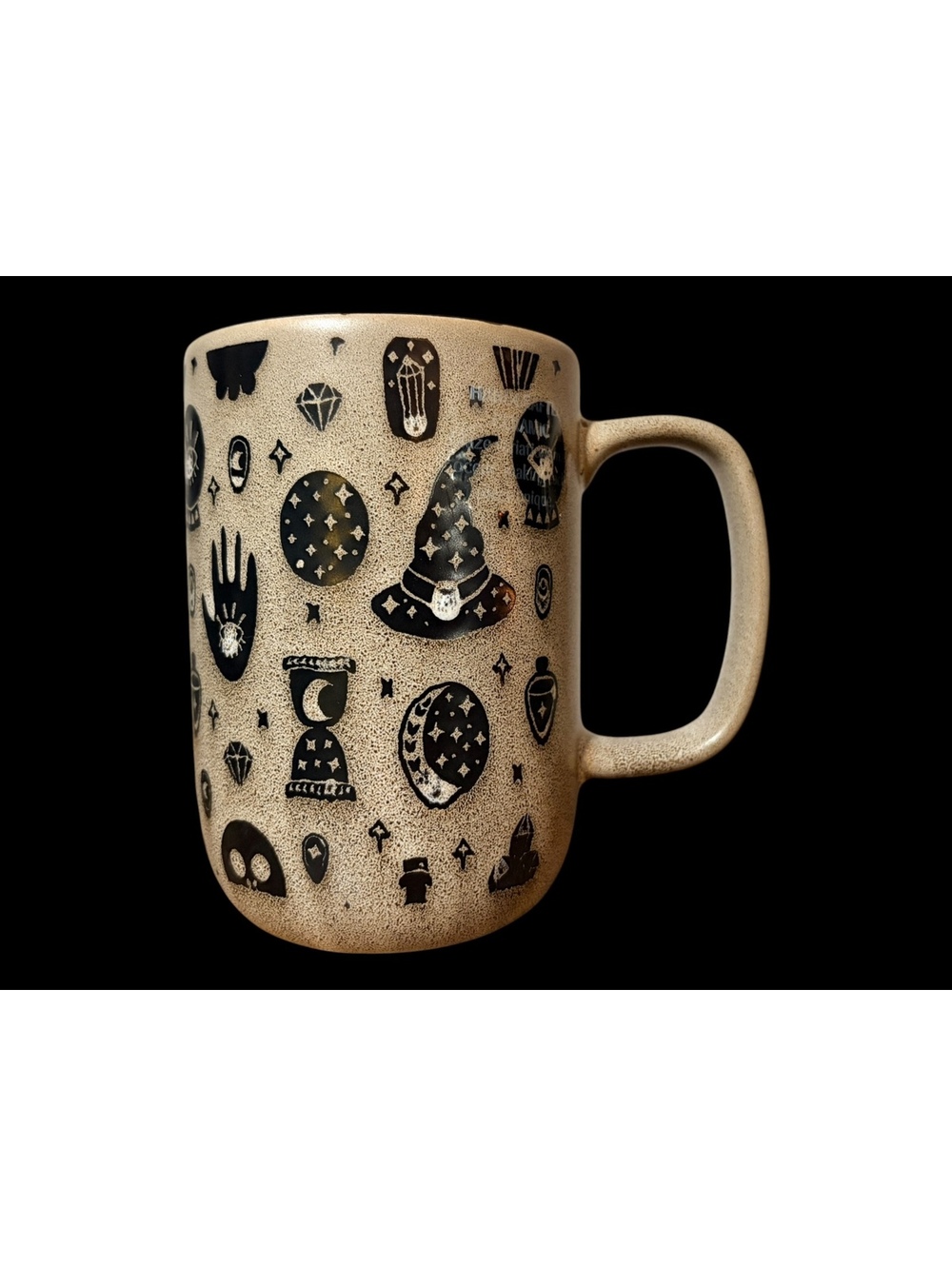 Black Mystical Spell Cast Ceramic Mug